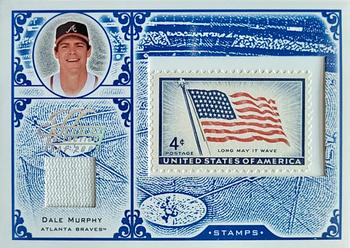 2005 Leaf Century - Stamps Material USA Flag #S-30 Dale Murphy Front