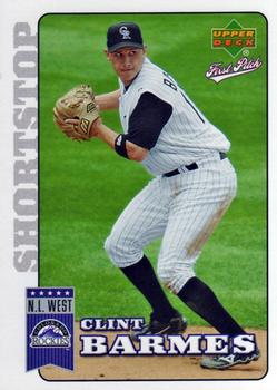 2006 Upper Deck First Pitch #60 Clint Barmes Front