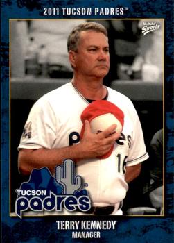 2011 MultiAd Tucson Padres #2 Terry Kennedy Front