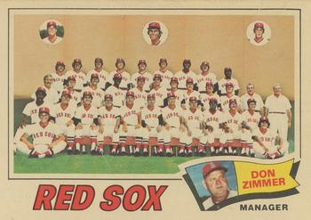 1977 Topps - Team Checklists #309 Boston Red Sox / Don Zimmer Front