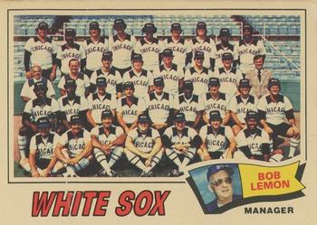 1977 Topps - Team Checklists #418 Chicago White Sox / Bob Lemon Front