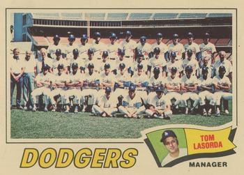 1977 Topps - Team Checklists #504 Los Angeles Dodgers / Tom Lasorda Front