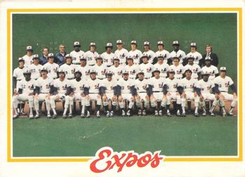 1978 Topps - Team Checklists #244 Montreal Expos Front