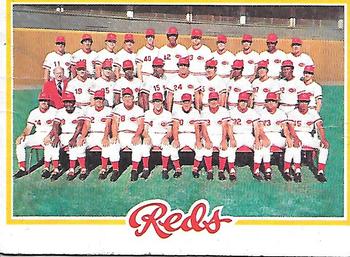 1978 Topps - Team Checklists #526 Cincinnati Reds Front