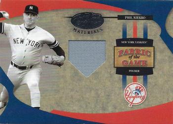2005 Leaf Certified Materials - Fabric of the Game #FG-91 Phil Niekro Front