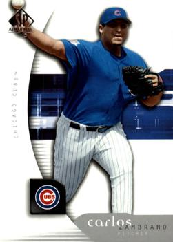 2005 SP Collection - 2005 SP Authentic #19 Carlos Zambrano Front