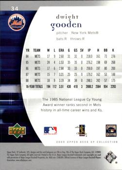 2005 SP Collection - 2005 SP Authentic #34 Dwight Gooden Back