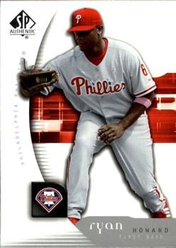 2005 SP Collection - 2005 SP Authentic #85 Ryan Howard Front