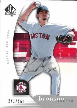 2005 SP Collection - SP Authentic Signatures #16 Bronson Arroyo Front