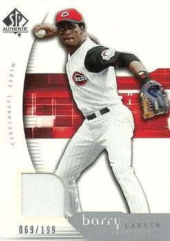 2005 SP Collection - SP Authentic Materials #11 Barry Larkin Front