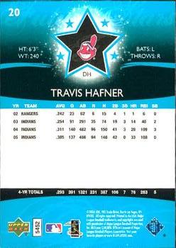 2006 Upper Deck Future Stars #20 Travis Hafner Back
