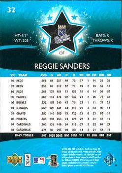 2006 Upper Deck Future Stars #32 Reggie Sanders Back