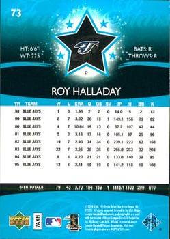 2006 Upper Deck Future Stars #73 Roy Halladay Back
