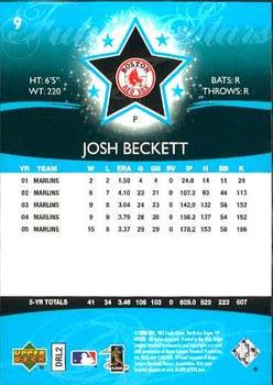 2006 Upper Deck Future Stars #9 Josh Beckett Back