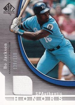 2005 SP Collection - SP Authentic Honors Materials Parallel #SH-BJ Bo Jackson Front