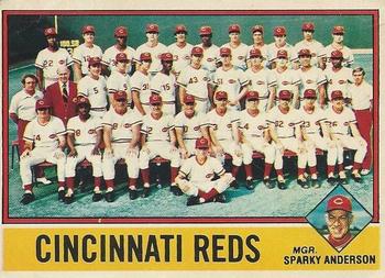1976 Topps - Team Checklists #104 Cincinnati Reds / Sparky Anderson Front