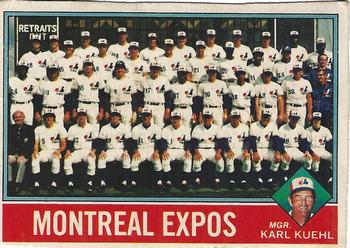 1976 Topps - Team Checklists #216 Montreal Expos / Karl Kuehl Front