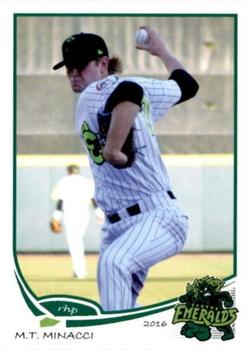 2016 Grandstand Eugene Emeralds #NNO M.T. Minacci Front