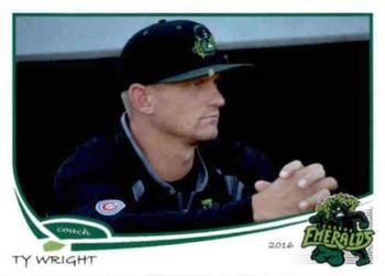 2016 Grandstand Eugene Emeralds #NNO Ty Wright Front