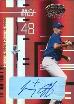 2005 Leaf Certified Materials - Mirror Autograph Red #91 Jeremy Affeldt Front