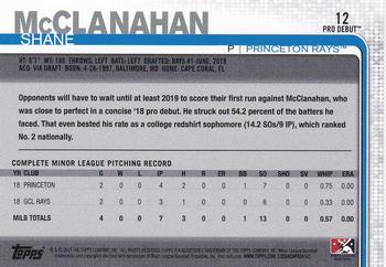2019 Topps Pro Debut #12 Shane McClanahan Back