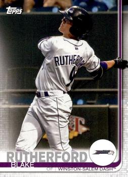 2019 Topps Pro Debut #123 Blake Rutherford Front