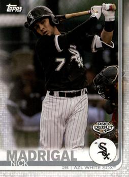 2019 Topps Pro Debut #125b Nick Madrigal Front