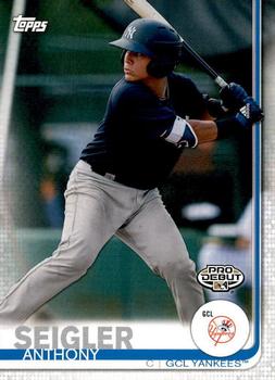 2019 Topps Pro Debut #128 Anthony Seigler Front