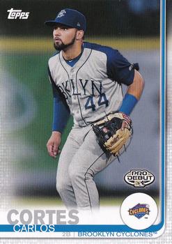 2019 Topps Pro Debut #159 Carlos Cortes Front
