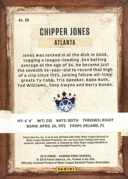 2019 Panini Diamond Kings #36 Chipper Jones Back