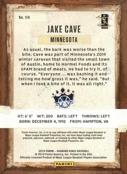 2019 Panini Diamond Kings #114 Jake Cave Back