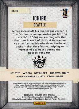 2019 Panini Diamond Kings #80 Ichiro Back