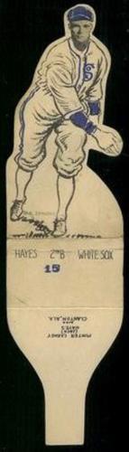 1934 Al Demaree Die Cuts (R304) #15 Jack Hayes Front