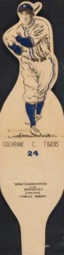 1934 Al Demaree Die Cuts (R304) #24 Mickey Cochrane Front