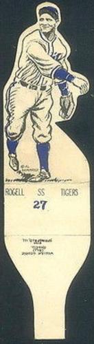 1934 Al Demaree Die Cuts (R304) #27 Billy Rogell Front