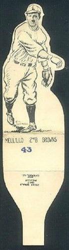 1934 Al Demaree Die Cuts (R304) #43 Ski Melillo Front