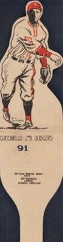 1934 Al Demaree Die Cuts (R304) #91 Tony Cuccinello Front