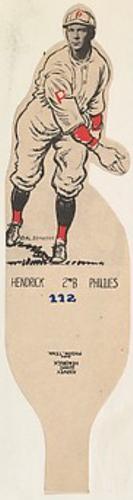 1934 Al Demaree Die Cuts (R304) #112 Harvey Hendrick Front