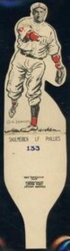 1934 Al Demaree Die Cuts (R304) #133 Wes Schulmerich Front