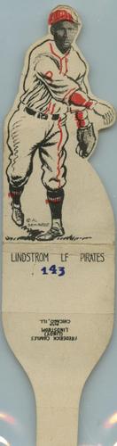 1934 Al Demaree Die Cuts (R304) #143 Freddie Lindstrom Front