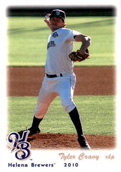 2010 Grandstand Helena Brewers #NNO Tyler Cravy Front
