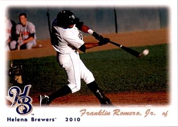 2010 Grandstand Helena Brewers #NNO Franklin Romero Front