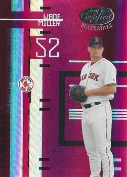 2005 Leaf Certified Materials - Mirror Red #89 Wade Miller Front