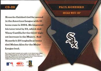 2005 Leaf Certified Materials - Certified Skills #CS-20 Paul Konerko Back