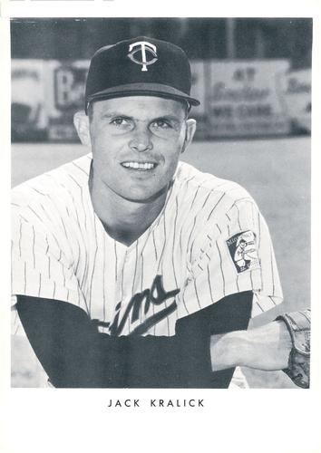 1962 Jay Publishing Minnesota Twins 5x7 Photos (Concession Issue) #NNO Jack Kralick Front