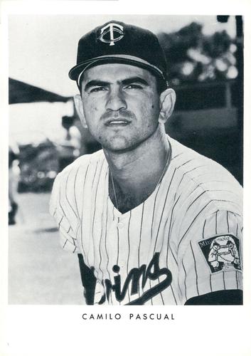 1962 Jay Publishing Minnesota Twins 5x7 Photos (Concession Issue) #NNO Camilo Pascual Front