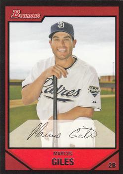 2007 Bowman #88 Marcus Giles Front