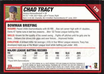 2007 Bowman #135 Chad Tracy Back