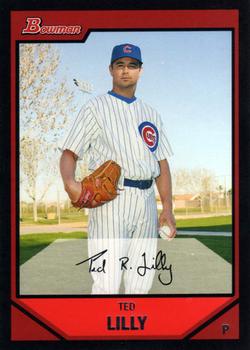 2007 Bowman #174 Ted Lilly Front