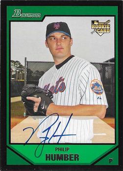 2007 Bowman #225 Philip Humber Front